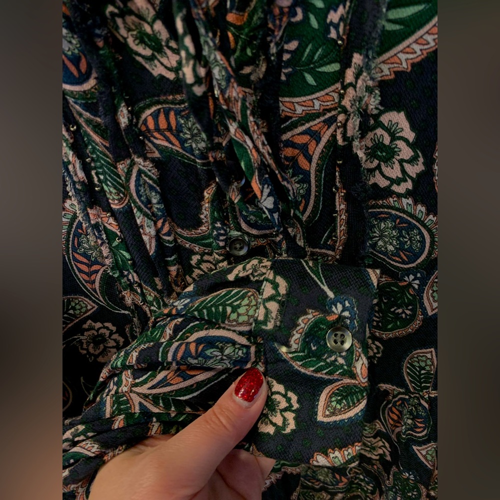 WILLIAM RAST Atwood Boho Prairie Top - Picture 7 of 8